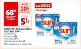 Tablette Lave-Vaisselle Tout en 1(1) - Sun dans le catalogue Auchan Supermarché