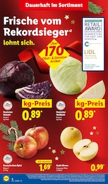 Lidl Obst im Prospekt 