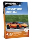 Coffret cadeau Wonderbox Sensations Pilotage dans le catalogue Fnac