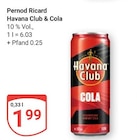 Havana Club & Cola im Angebot bei GLOBUS in Worms Havana Club & Cola Angebote von Pernod Ricard bei GLOBUS Worms für 1,99 €