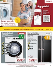 Aktueller POCO Prospekt mit Waschmaschine, "Power marsch: Bei uns gilt Schleudergang statt Handwäsche", Seite 1