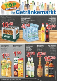 TOP Getränke Prospekt: "Aktuelle Angebote", 4 Seiten, 21.05.2024 - 25.05.2024