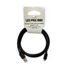 Cable USB 2.0 Type-A/lightning - 1,5 m - noir - Les Prix Mini - Les Prix Mini en promo chez Bureau Vallée Cable USB 2.0 Type-A/lightning - 1,5 m - noir - Les Prix Mini - Les Prix Mini dans le catalogue Bureau Vallée