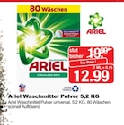 Ariel Waschmittel Pulver Angebote von Ariel bei Herbrügger Lünen für 12,99 €