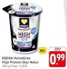 Herzstücke High Protein Skyr Natur Angebote von EDEKA bei E center Darmstadt für 0,99 €