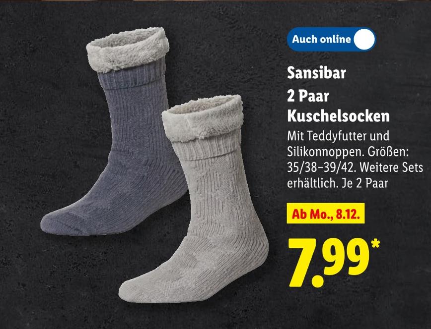 2 Paar Kuschelsocken