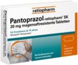 Pantoprazol-ratiopharm SK 20 mg magensaftresistente Tabletten bei LINDA Premiumapotheke im Prospekt "" für 8,00 €