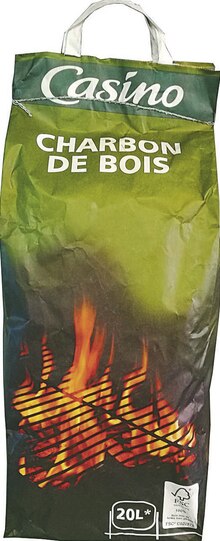 Charbon de bois - Casino Supermarchés à Athis-Mons Charbon de bois en promo chez Casino Supermarchés Athis-Mons à 2,00 €
