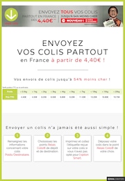 Relais Colis Catalogue "Envoyez vos colis partout", 1 page, La Fontonne,  01/04/2022 - 31/12/2022
