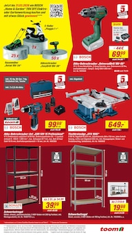 Bohrmaschine im toom Baumarkt Prospekt "Respekt, wer's selber macht." mit 14 Seiten (Magdeburg)