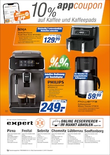 Kaffeevollautomat im expert Prospekt "Top Angebote" mit 12 Seiten (Chemnitz)