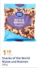 Nüsse und Rosinen im Angebot bei Action in Moers Nüsse und Rosinen Angebote von Snacks of the World bei Action Moers für 1,19 €