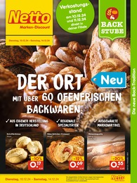 Netto Marken-Discount Prospekt für Störnstein: "DER ORT MIT ÜBER 60 OFENFRISCHEN BACKWAREN.", 6 Seiten, 10.12.2024 - 14.12.2024