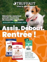 Prospectus Truffaut à Villers-Bocage, "Assis. Debout. Rentrée !", 8 pages, 22/08/2025 - 07/09/2025