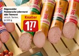 Aktuelle Wurst Angebote bei REWE in Recklinghausen Aktuelles Pommersche Leberwurst Schnittlauch Angebot bei REWE in Recklinghausen ab 1,77 €