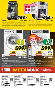 Waschmaschine im MEDIMAX Prospekt "BLACK MAX" mit 8 Seiten (Menden (Sauerland))