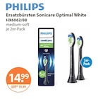 Ersatzbürsten Sonicare Optimal White von PHILIPS im aktuellen V-Markt Prospekt für 14,99 €