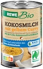 Kokosmilch mit gelbem Curry von REWE Bio im aktuellen REWE Prospekt für 1,49 €