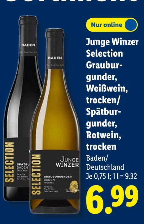 Grauburgunder Weißwein trocken