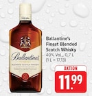 Finest Blended Scotch Whisky im Angebot bei Trinkgut in Frankfurt Finest Blended Scotch Whisky Angebote von Ballantine's bei Trinkgut Frankfurt für 11,99 €