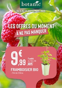 Prospectus Botanic de la semaine "botanic" avec 1 page, valide du 05/09/2025 au 25/09/2025 pour Pontault-Combault et alentours