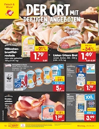 Weißwurst Angebot im aktuellen Netto Marken-Discount Prospekt auf Seite 10