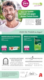 Apotheken Prospekt von mea - meine apotheke in Horgenzell Aktueller mea - meine apotheke Apotheken Prospekt für Horgenzell: Unsere August-Angebote mit 4} Seiten, 01.08.2026 - 31.08.2026