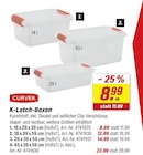 K-Latch-Boxen Angebote von Curver bei toom Baumarkt Neuss für 8,99 €