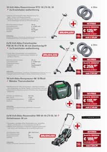 Aktueller RHG Baucentrum Markneukirchen Prospekt "Metabo-Aktionssets – Jetzt ZUGREIFEN!" mit 4 Seiten