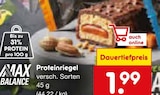 Proteinriegel im Angebot bei Netto Marken-Discount in Solingen Proteinriegel Angebote von MAX BALANCE bei Netto Marken-Discount Solingen für 1,99 €