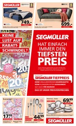 Segmüller Prospekt für Wasserburg mit 8 Seiten Segmüller Prospekt für Wasserburg: "Tiefpreis", 8 Seiten, 02.05.2022 - 28.05.2022