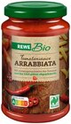 Tomatensauce Arrabiata im Angebot bei REWE in Gotha Tomatensauce Arrabiata Angebote von REWE Bio bei REWE Gotha für 1,49 €