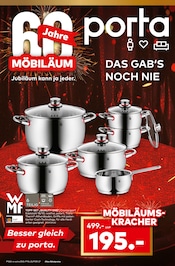 porta Möbel Möbel & Einrichtung Prospekt der aktuellen Woche mit 8 Seiten, gültig von 07.09.2025 bis 20.09.2025, in Saara und Umgebung Aktueller porta Möbel Möbel & Einrichtung Prospekt in Saara und Umgebung, "Besser gleich zu porta." mit 8 Seiten, 07.09.2025 - 20.09.2025