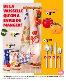 Prix et réduction Ménagère dans le prospectus Gifi en cours Offre Ménagère dans le catalogue Gifi du moment à la page 4