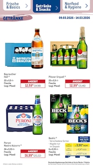 Becks im METRO Prospekt "Wochenangebote" mit 51 Seiten (Mannheim)