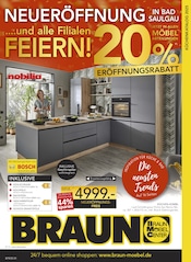 BRAUN Möbel-Center Möbel & Einrichtung Prospekt der aktuellen Woche mit 16 Seiten, gültig von 03.09.2025 bis 30.10.2025, in Riederich und Umgebung Aktueller BRAUN Möbel-Center Möbel & Einrichtung Prospekt in Riederich und Umgebung, "NEUERÖFFNUNG" mit 16 Seiten, 03.09.2025 - 30.10.2025