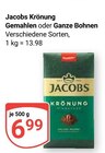 Aktuelle Jacobs Angebote bei GLOBUS in Koblenz Aktuelles Krönung Gemahlen Angebot bei GLOBUS in Koblenz ab 6,99 €