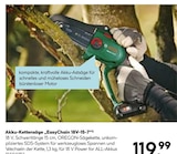 Akku-Kettensäge „EasyChain 18V-15-7“ von Bosch für 119,99 € bei Hellweg im Angebot Akku-Kettensäge „EasyChain 18V-15-7“ von Bosch im aktuellen Hellweg Prospekt