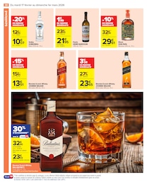 Prix et réduction Blended Whisky dans le prospectus Carrefour Market en cours Offre Blended Whisky dans le catalogue Carrefour Market du moment à la page 40