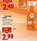 Lait solaire SPF 30 - CIEN SUN en promo chez Lidl Lait solaire SPF 30 - CIEN SUN dans le catalogue Lidl