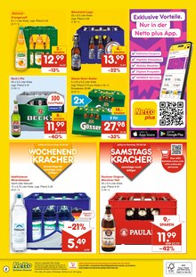 Wasser im aktuellen Netto Marken-Discount Prospekt (Augsburg) Wasser im Netto Marken-Discount Prospekt "DER ORT, AN DEM DU IMMER AUSGEZEICHNETE PREISE FINDEST." mit 2 Seiten (Augsburg)