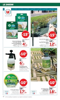 Promotion Tondeuse Électrique dans le prospectus Super U, valable du 15/09/2026 au 27/09/2026 Promo Tondeuse Électrique dans le catalogue Super U du moment à la page 10