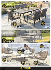 Gartenmöbel im BRAUN Möbel-Center Prospekt in Rottenburg Aktueller BRAUN Möbel-Center Prospekt mit Gartenmöbel, "BRAUN SHOPPING WEEK", Seite 30
