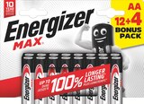 Lot de 16 piles dont 4 offertes - Energizer en promo chez Weldom Rueil-Malmaison à 12,90 €