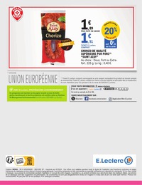 Offre Chorizo dans le catalogue E.Leclerc du moment à la page 12