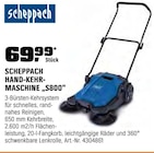Scheppach Hand-Kehrmaschine „S800“ von Scheppach im aktuellen OBI Prospekt