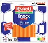 Knack 100% pur porc - MONIQUE RANOU - Intermarché Hyper Knack 100% pur porc - MONIQUE RANOU à 1,16 € dans le catalogue Intermarché Hyper