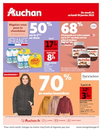 Auchan Hypermarché Catalogue "Auchan", 72 pages, Palaiseau,  24/01/2023 - 30/01/2023