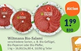 Bio-Salami im tegut Prospekt Bio-Salami von Wiltmann im aktuellen tegut Prospekt für 1,99 €