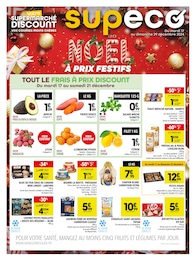 Catalogue Discount Alimentaire Supeco en cours à Quarouble et alentours, NOËL À PRIX FESTIFS, 2 pages, 17/12/2024 - 29/12/2024